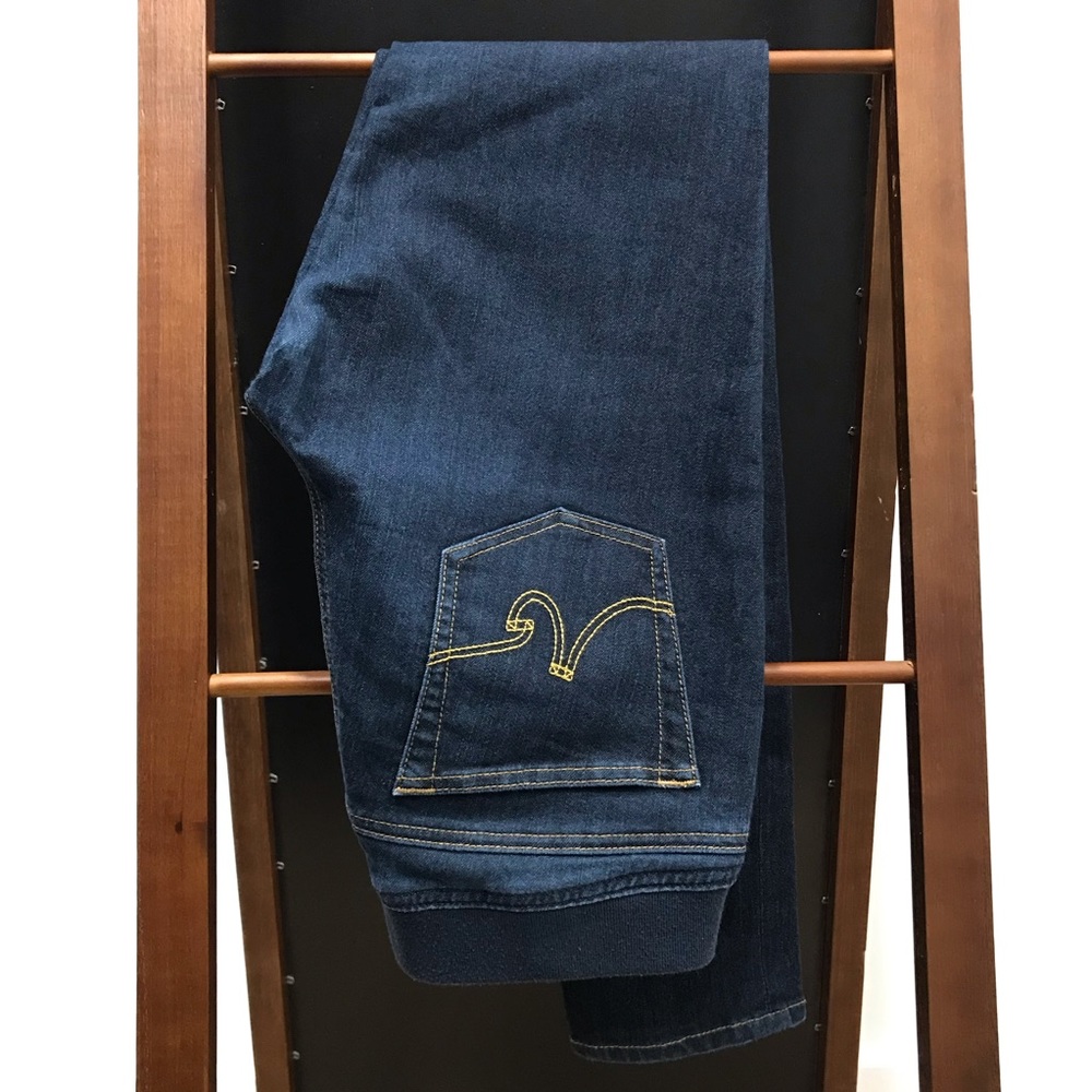 AG Elastic Waist Skinny Jeans